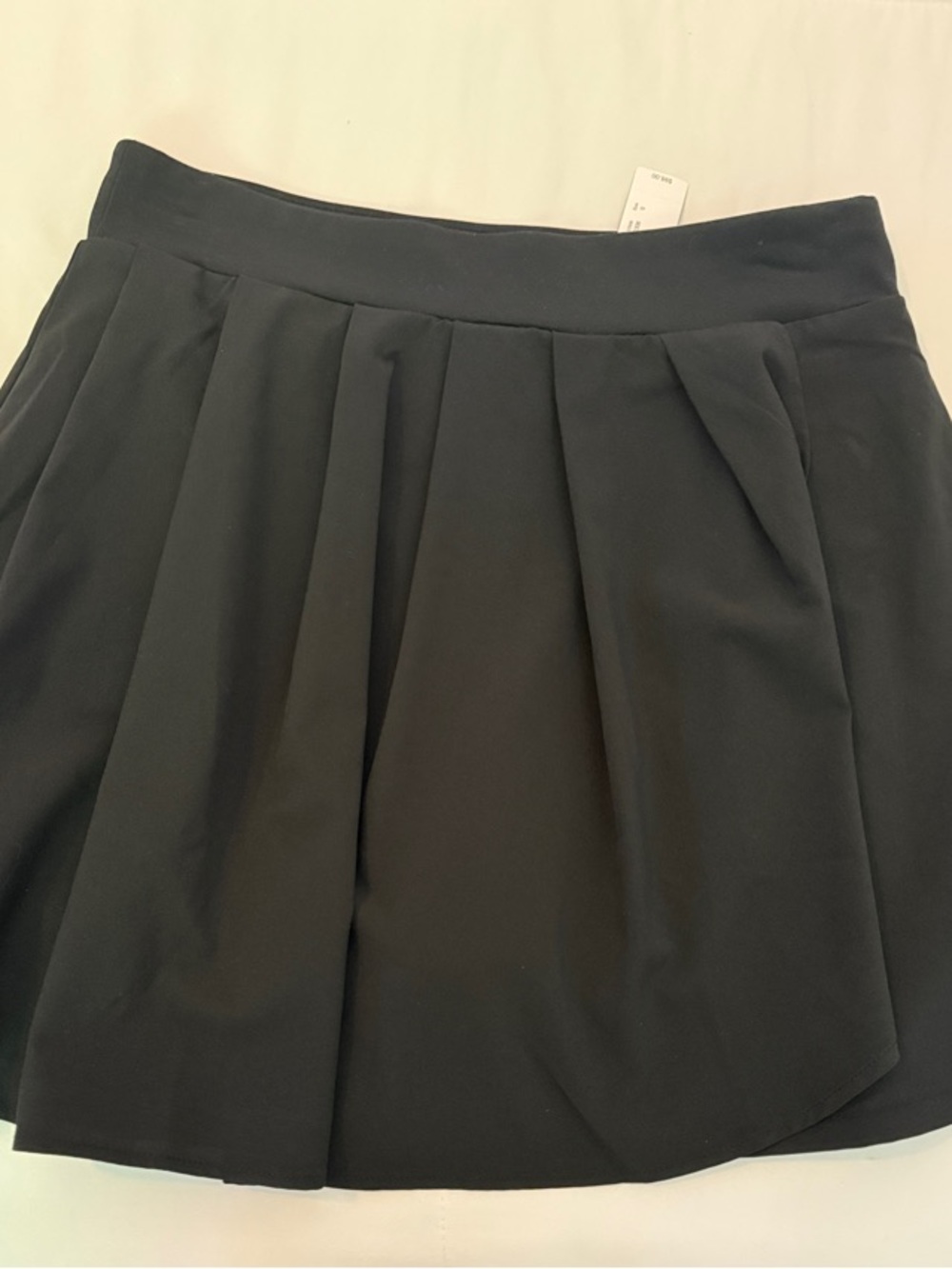 JCrew NEW Black Pleated Mini tennis/athleisure skirt